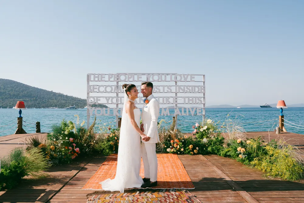 Beach weddings in Bodrum at Casa dell Arte Bodrum venue