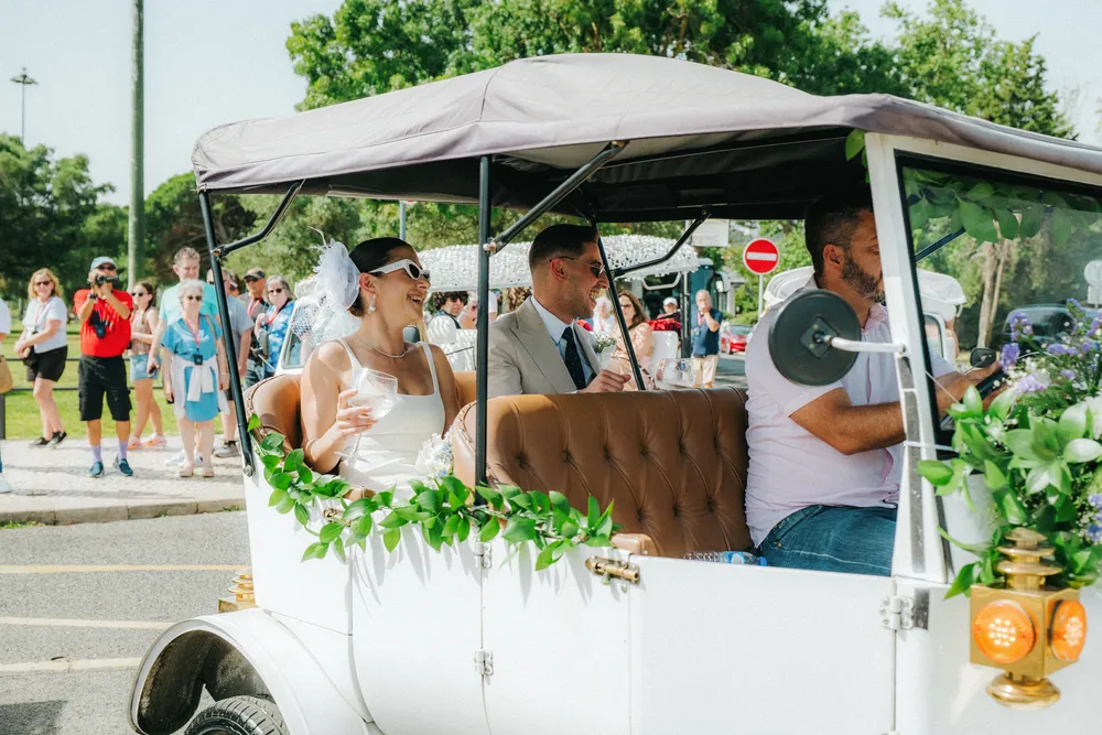 Destination wedding journey city tour concept with private event design