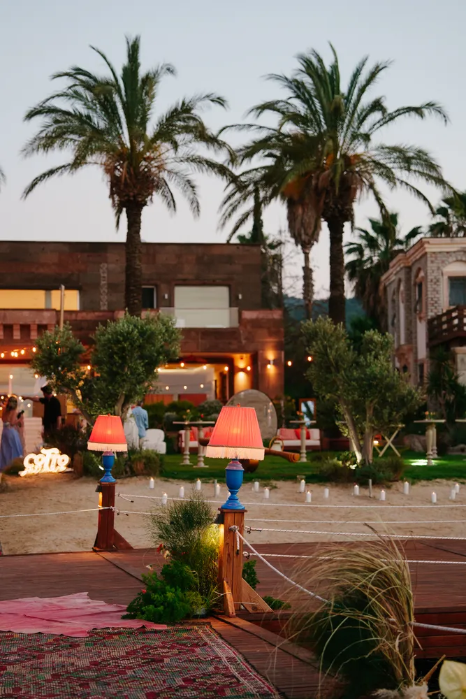 Luxury private events setup at Casa dell Arte Bodrum